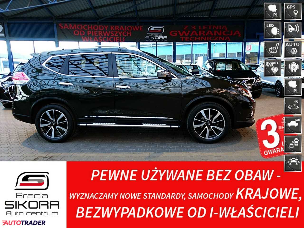 Nissan X-Trail 1.6 benzyna 163 KM 2016r. (Mysłowice)