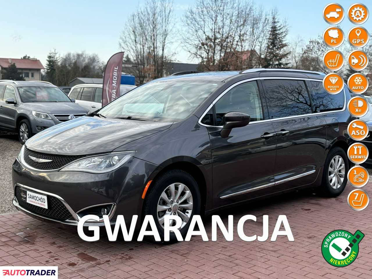 Chrysler Pacifica 3.6 benzyna 287 KM 2018r. (SADE BUDY)