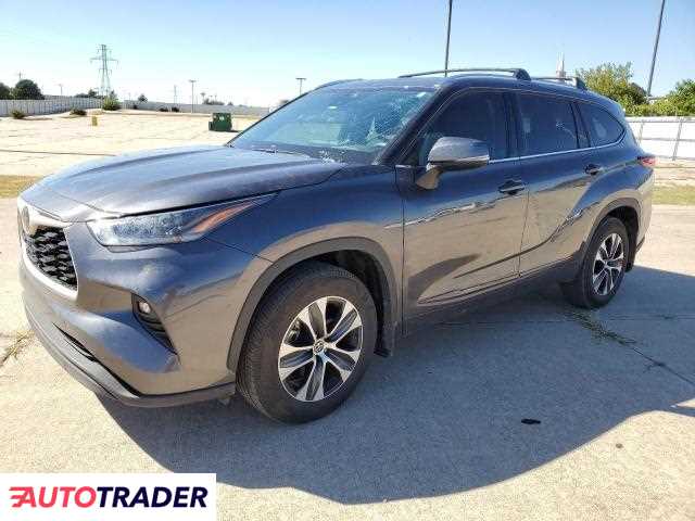 Toyota Highlander 3.0 benzyna 2021r. (OKLAHOMA CITY)