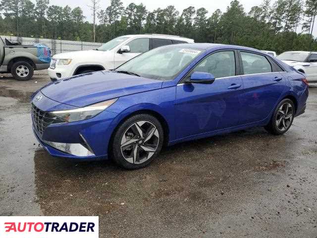 Hyundai Elantra 2.0 benzyna 2021r. (HARLEYVILLE)