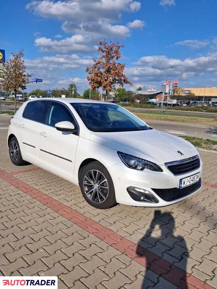 Peugeot 308 1.6 benzyna 125 KM 2014r. (warszawa)