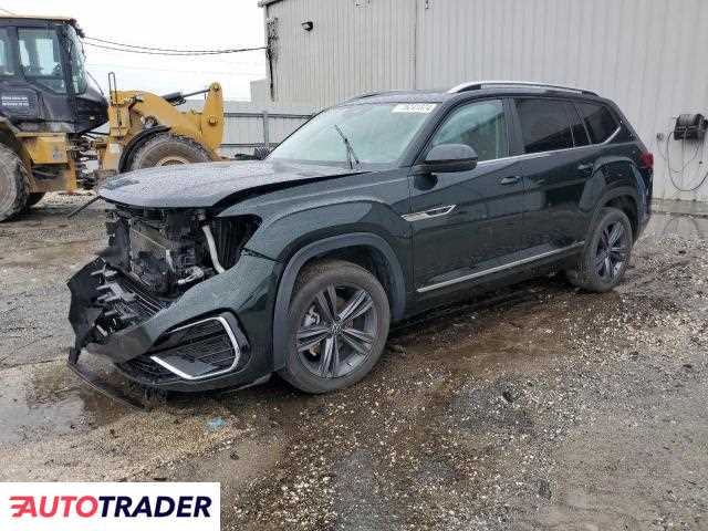 Volkswagen Atlas 3.0 benzyna 2022r. (JACKSONVILLE)