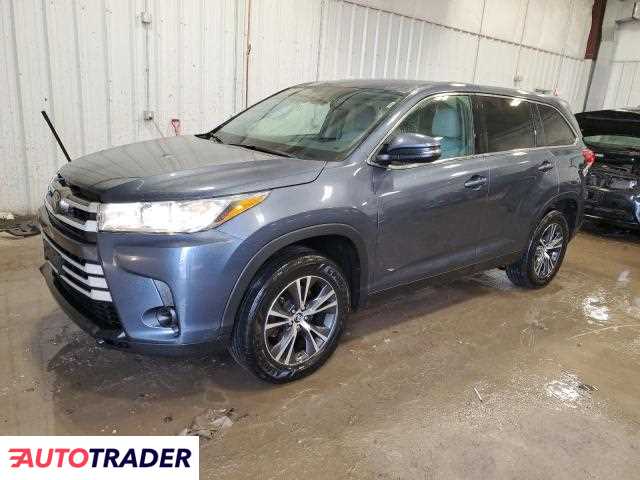 Toyota Highlander 2.0 benzyna 2019r. (FRANKLIN)