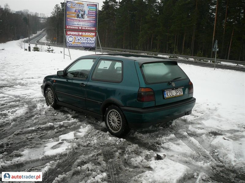 Volkswagen Golf 1.8 benzyna + LPG 90 KM 1994r. (Chechło