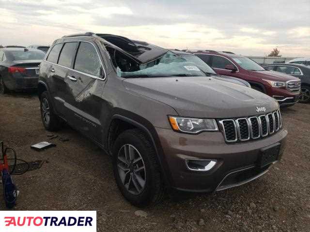 Jeep Grand Cherokee 3.0 benzyna 2020r. (ELGIN)