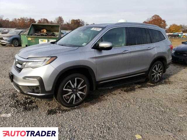 Honda Pilot 3.0 benzyna 2020r. (HILLSBOROUGH)