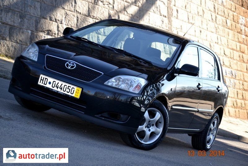 Toyota Corolla 2004 2.0 116 KM Toyota Corolla 2004 2.0 116 KM