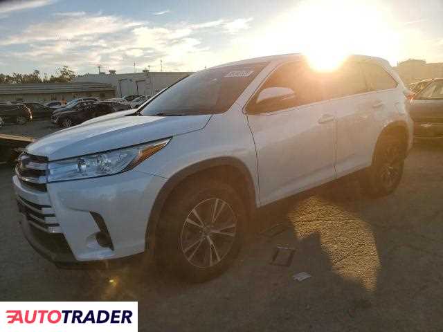 Toyota Highlander 2.0 benzyna 2019r. (MARTINEZ)