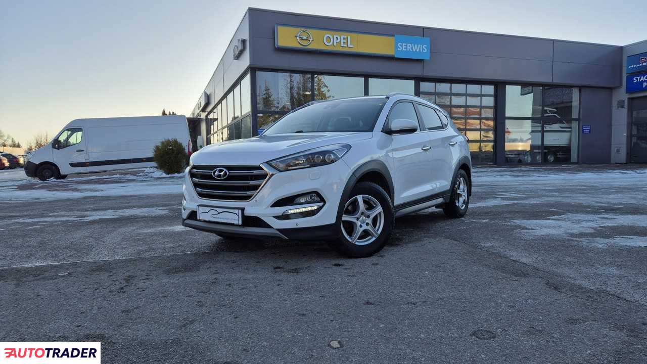 Hyundai Tucson 2.0 diesel 136 KM 2017r. (Giżycko)