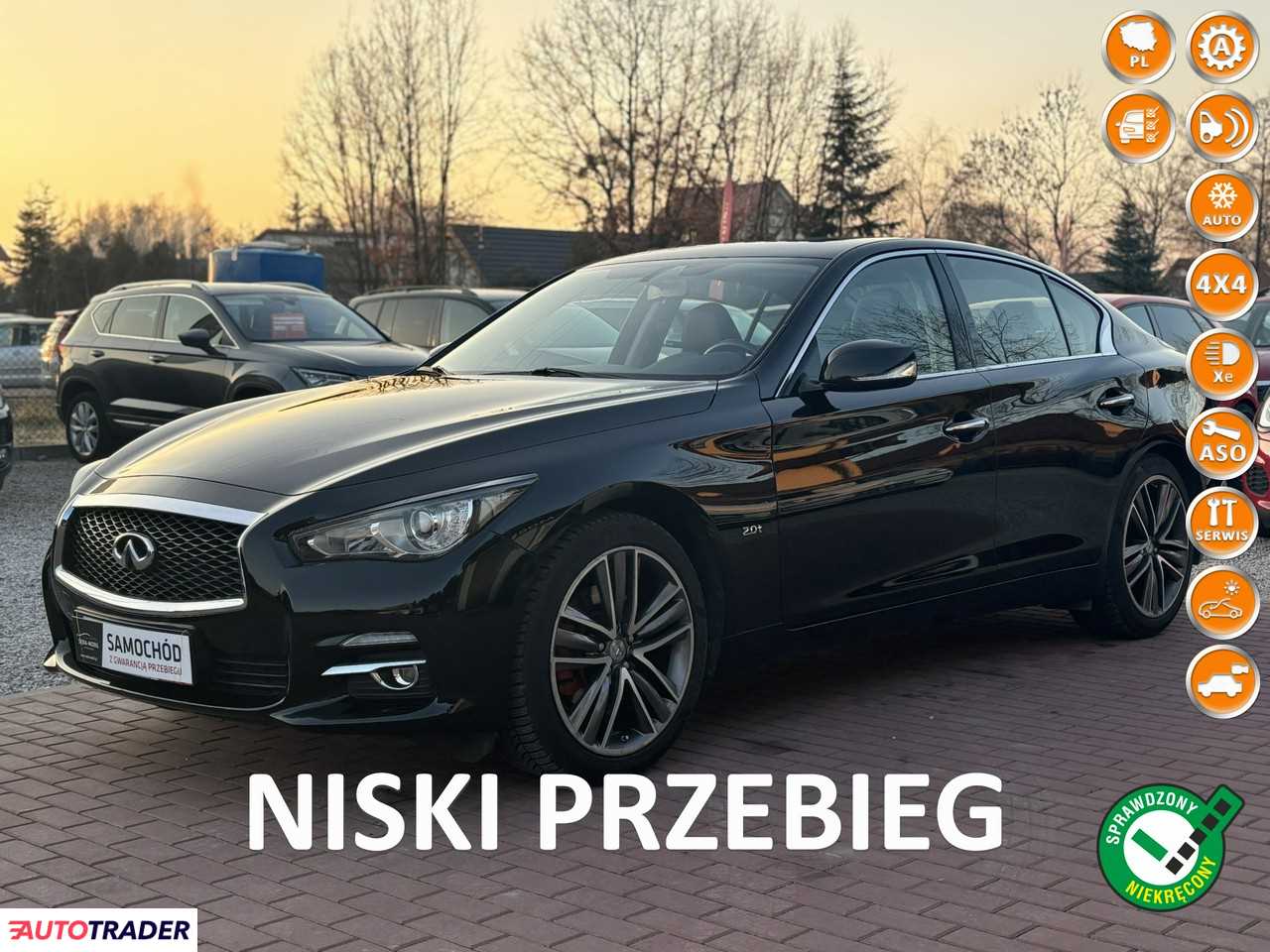 Infiniti Q50 2.0 benzyna 211 KM 2016r. (SADE BUDY)