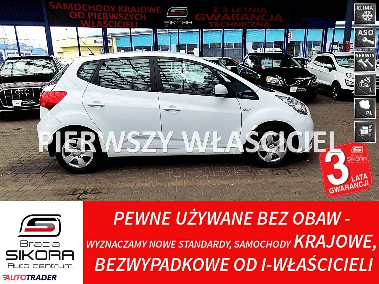 Kia Venga 1.4 benzyna 90 KM 2017r. (Mysłowice)