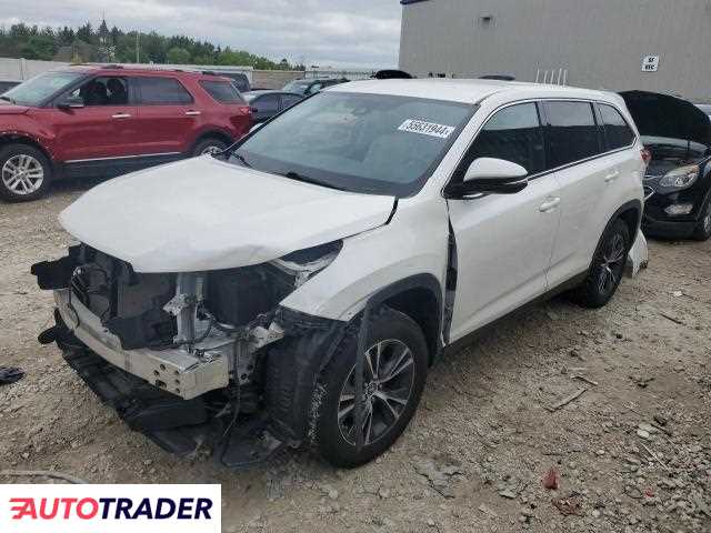 Toyota Highlander 2.0 benzyna 2019r. (FRANKLIN)