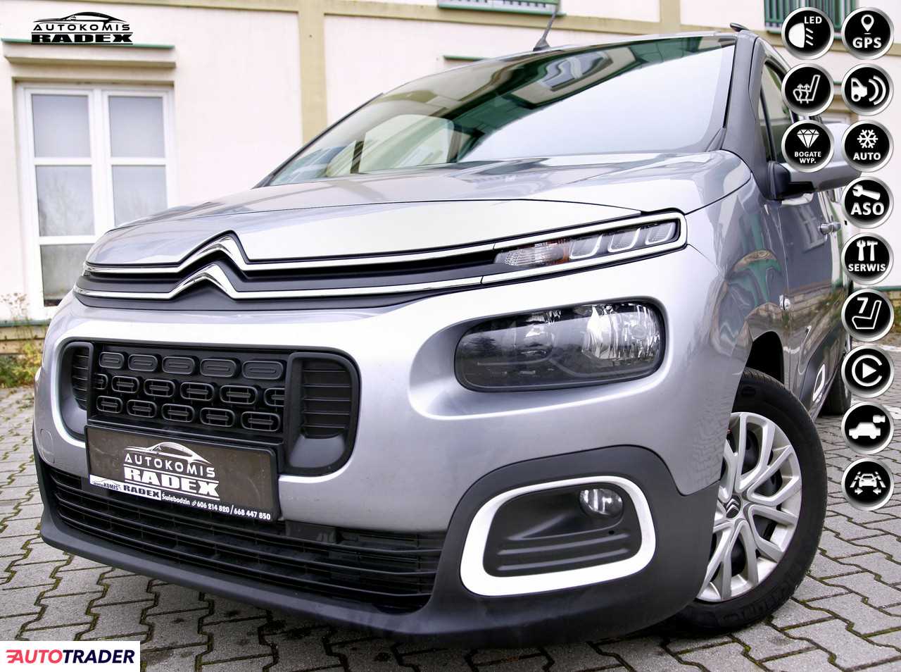 Citroen Berlingo 1.5 diesel 102 KM 2019r. (Świebodzin)