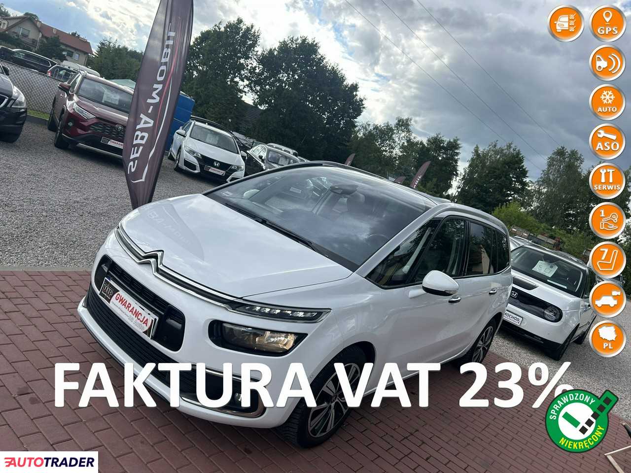 Citroen C4 Grand Picasso 2.0 diesel 150 KM 2017r. (SADE BUDY)