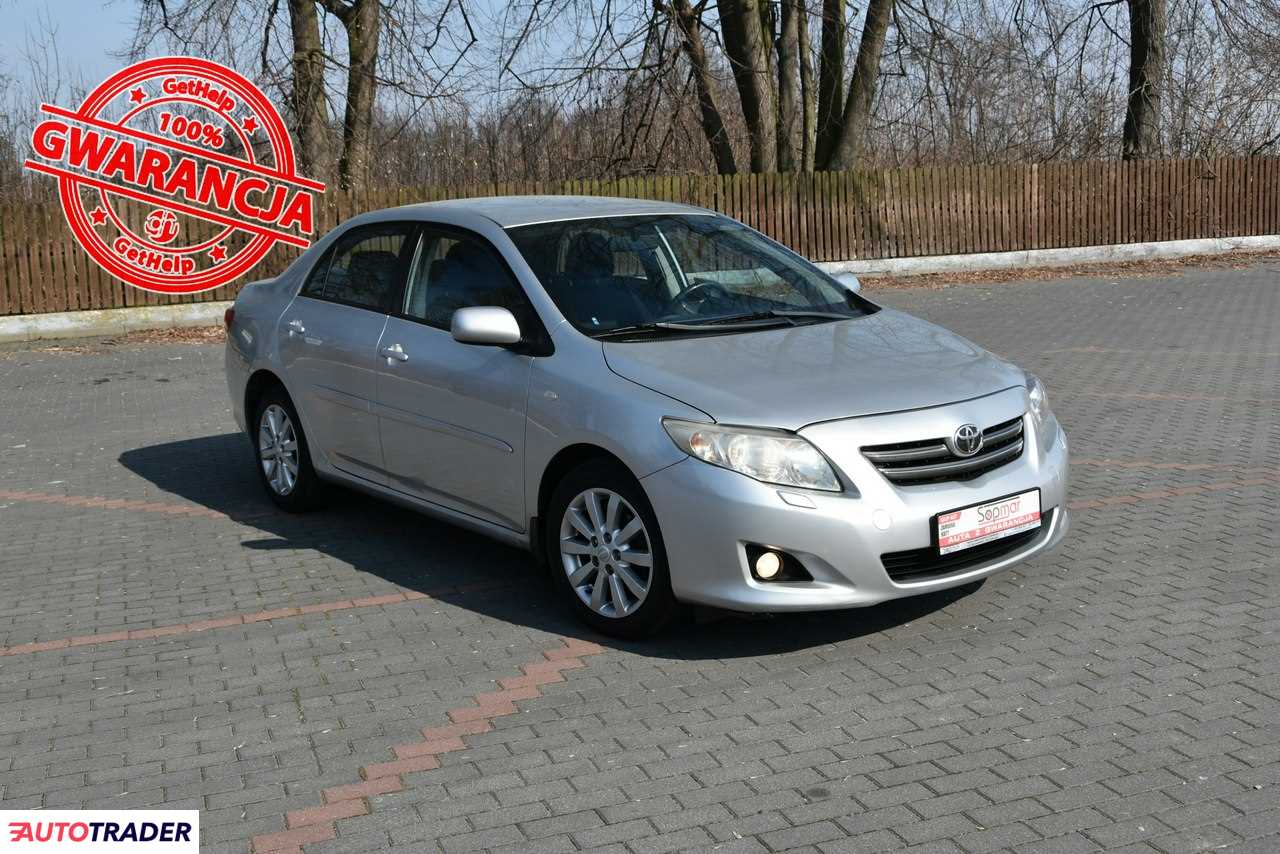 Toyota Corolla 2009 1.6 132 KM