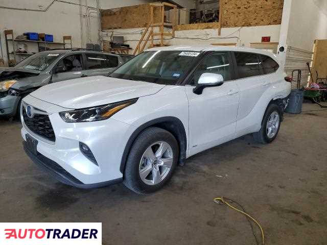 Toyota Highlander 2.0 hybrydowy 2023r. (HAM LAKE)