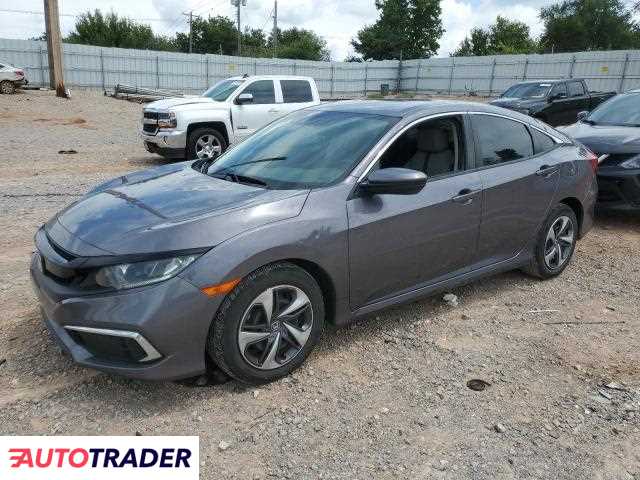 Honda Civic 2.0 benzyna 2020r. (OKLAHOMA CITY)