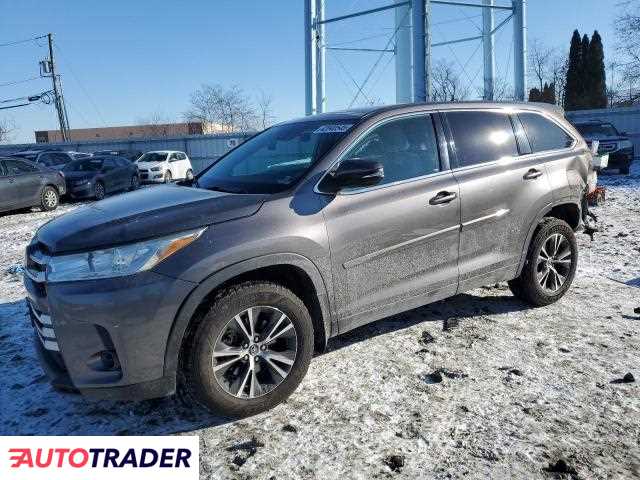 Toyota Highlander 3.0 benzyna 2019r. (WINDSOR)