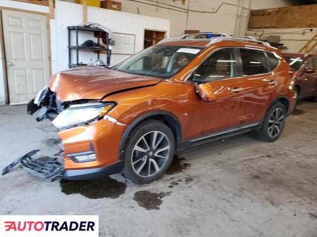 Nissan Rogue 2.0 benzyna 2019r. (HAM LAKE)