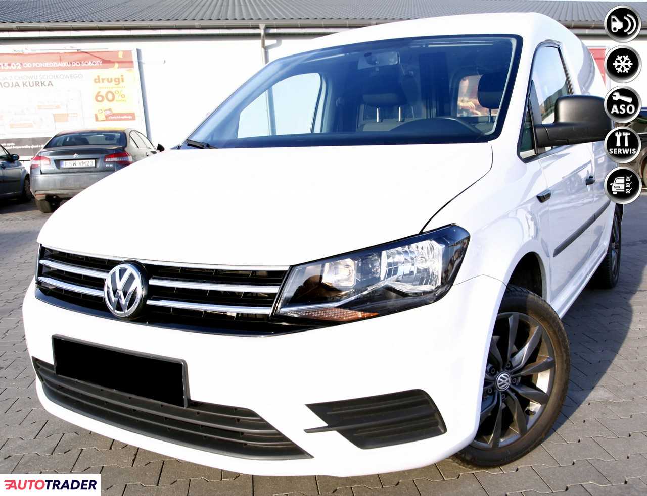 Volkswagen Caddy 2.0 diesel 102 KM 2018r. (Świebodzin)