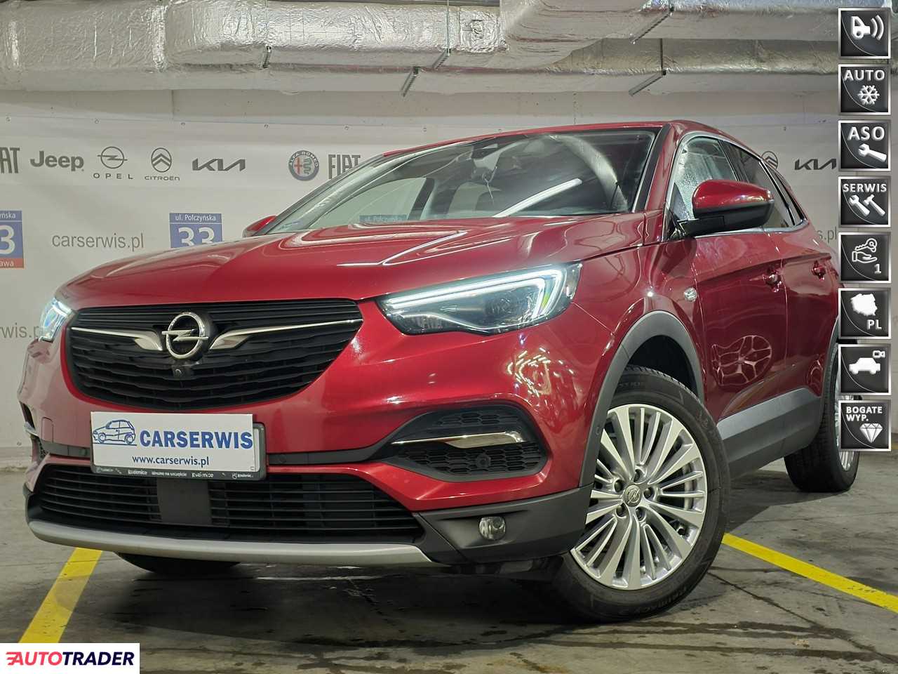 Opel Grandland X 1.2 benzyna 130 KM 2017r. (Warszawa)