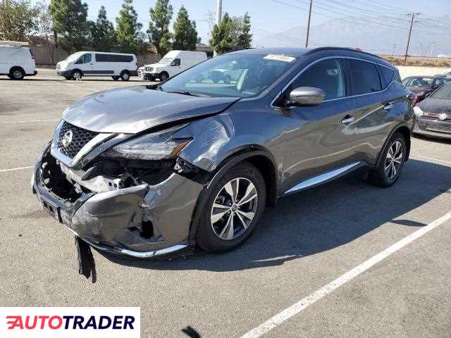 Nissan Murano 3.0 benzyna 2019r. (RANCHO CUCAMONGA)