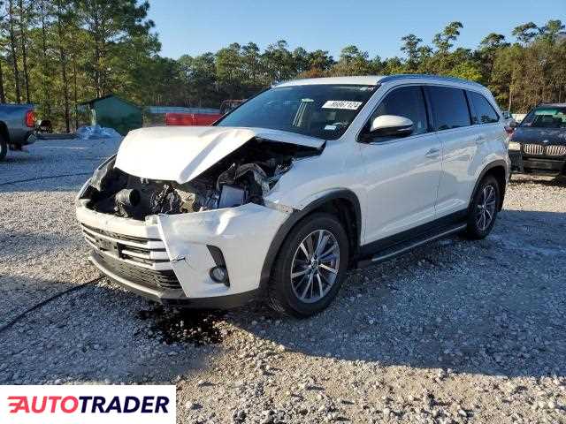 Toyota Highlander 3.0 benzyna 2019r. (HOUSTON)