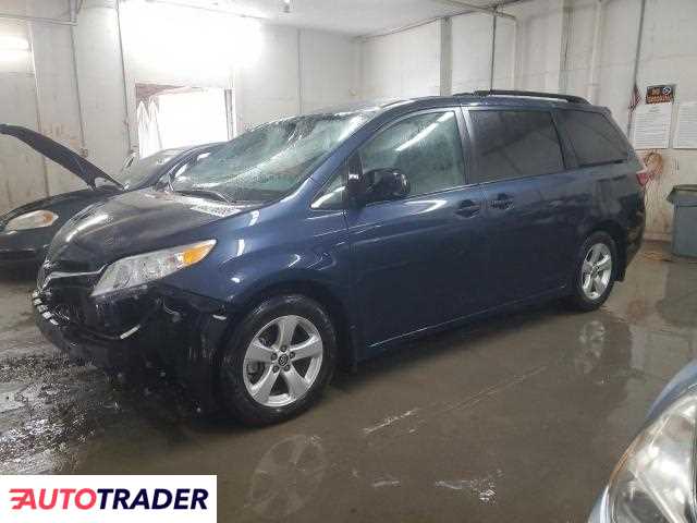 Toyota Sienna 3.0 benzyna 2020r. (MADISONVILLE)