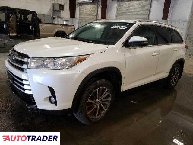 Toyota Highlander 3.0 benzyna 2019r. (AVON)