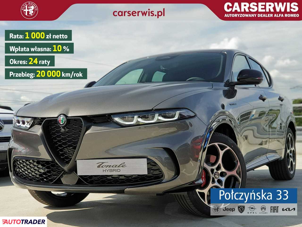 Alfa Romeo Pozostałe 2024 1.3 280 KM