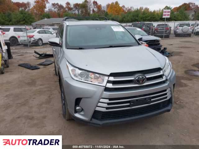 Toyota Highlander 3.0 benzyna 2019r. (SOUTH BEND)