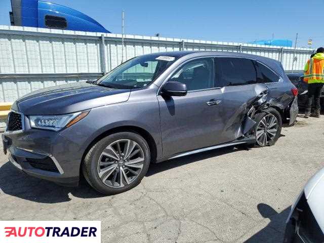 Acura MDX 3.0 benzyna 2019r. (DYER)