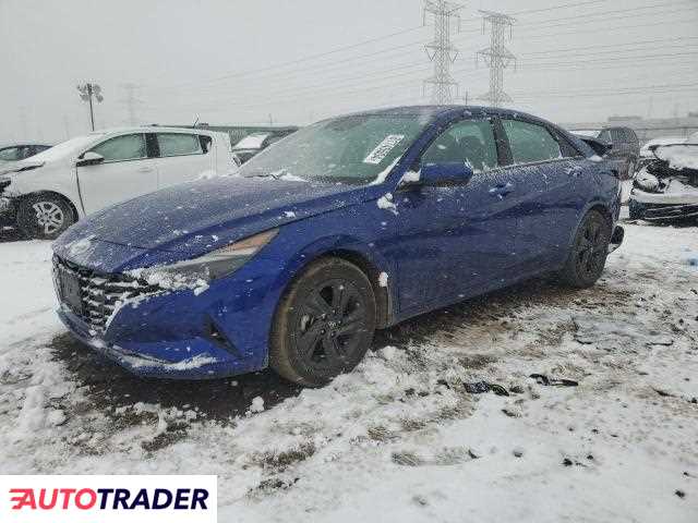 Hyundai Elantra 2.0 benzyna 2022r. (ELGIN)