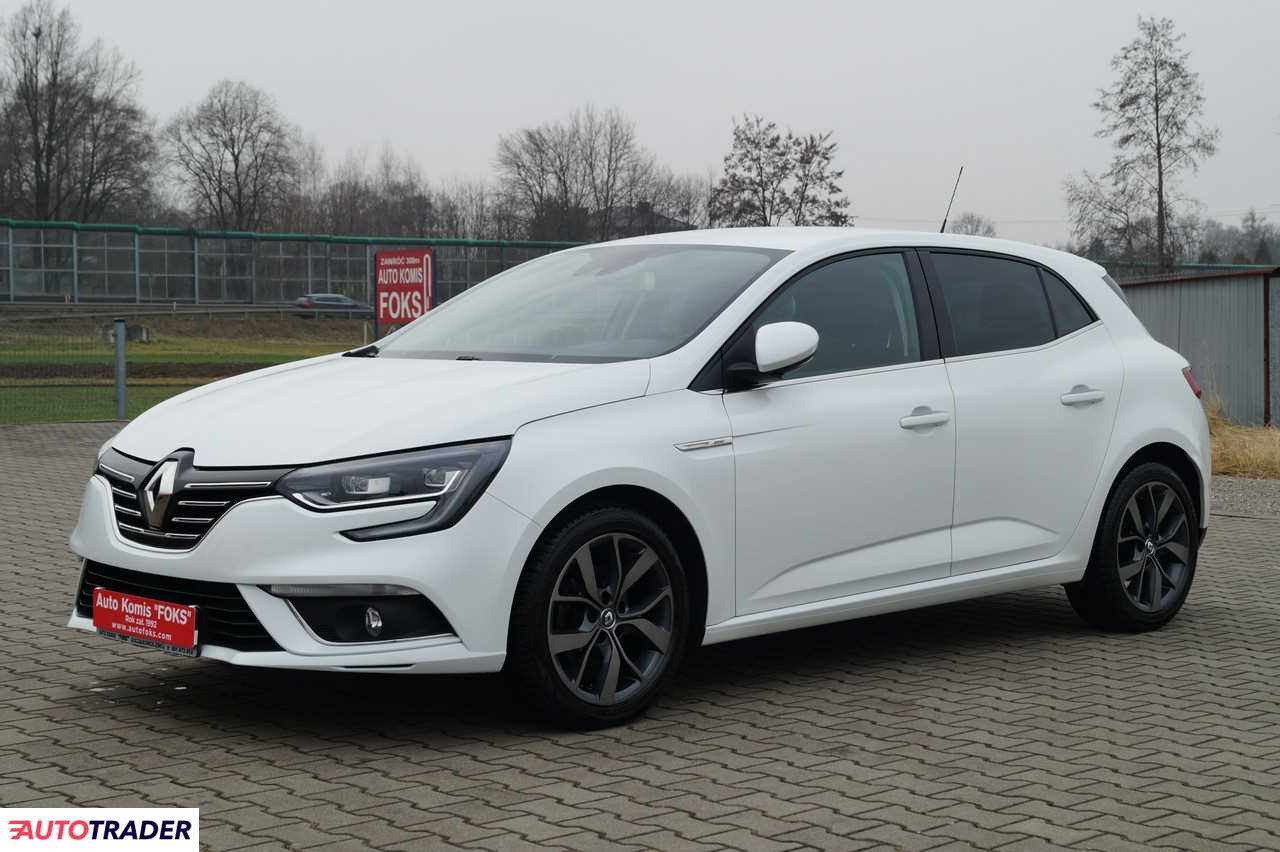 Renault Megane 1.2 benzyna 132 KM 2016r. (Goczałkowice-Zdrój)