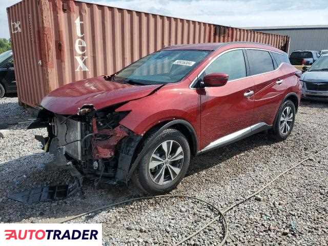 Nissan Murano 3.0 benzyna 2021r. (HUEYTOWN)