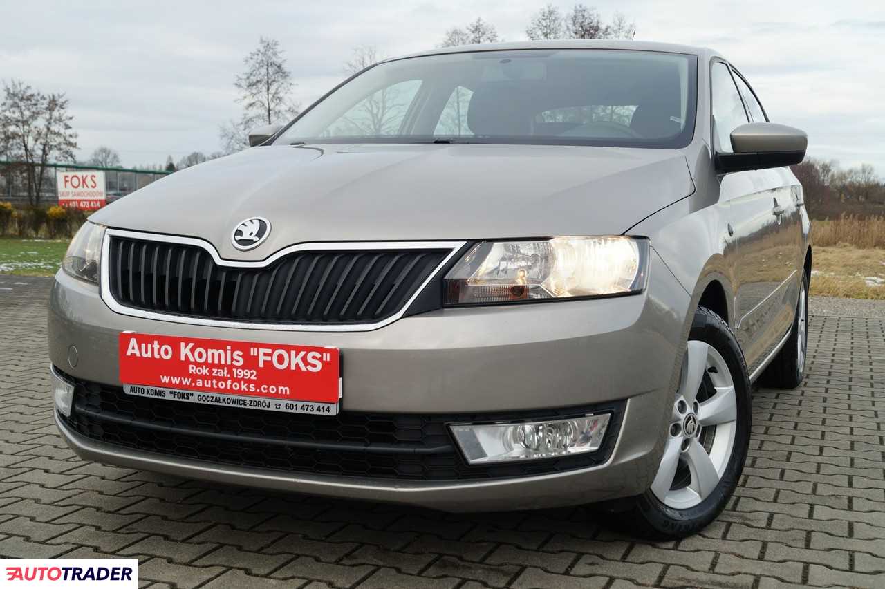 Skoda Rapid 1.2 benzyna 105 KM 2015r. (Goczałkowice-Zdrój)