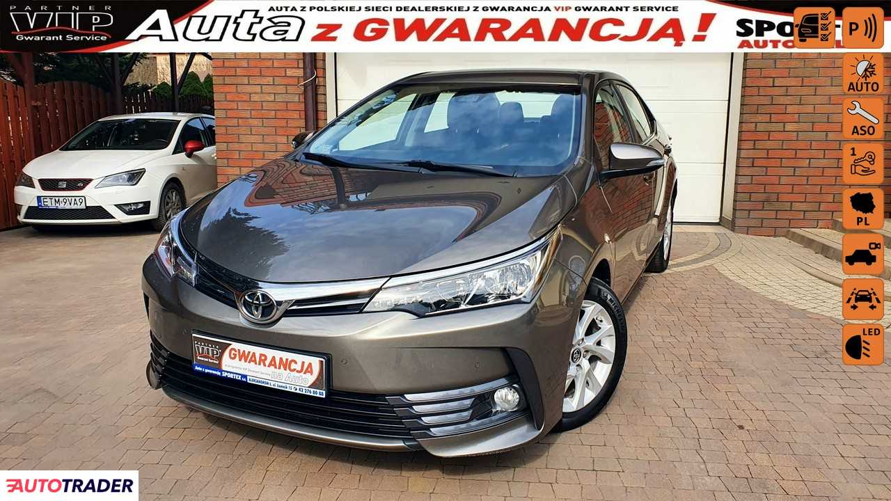 Toyota Corolla 2018 1.6 132 KM