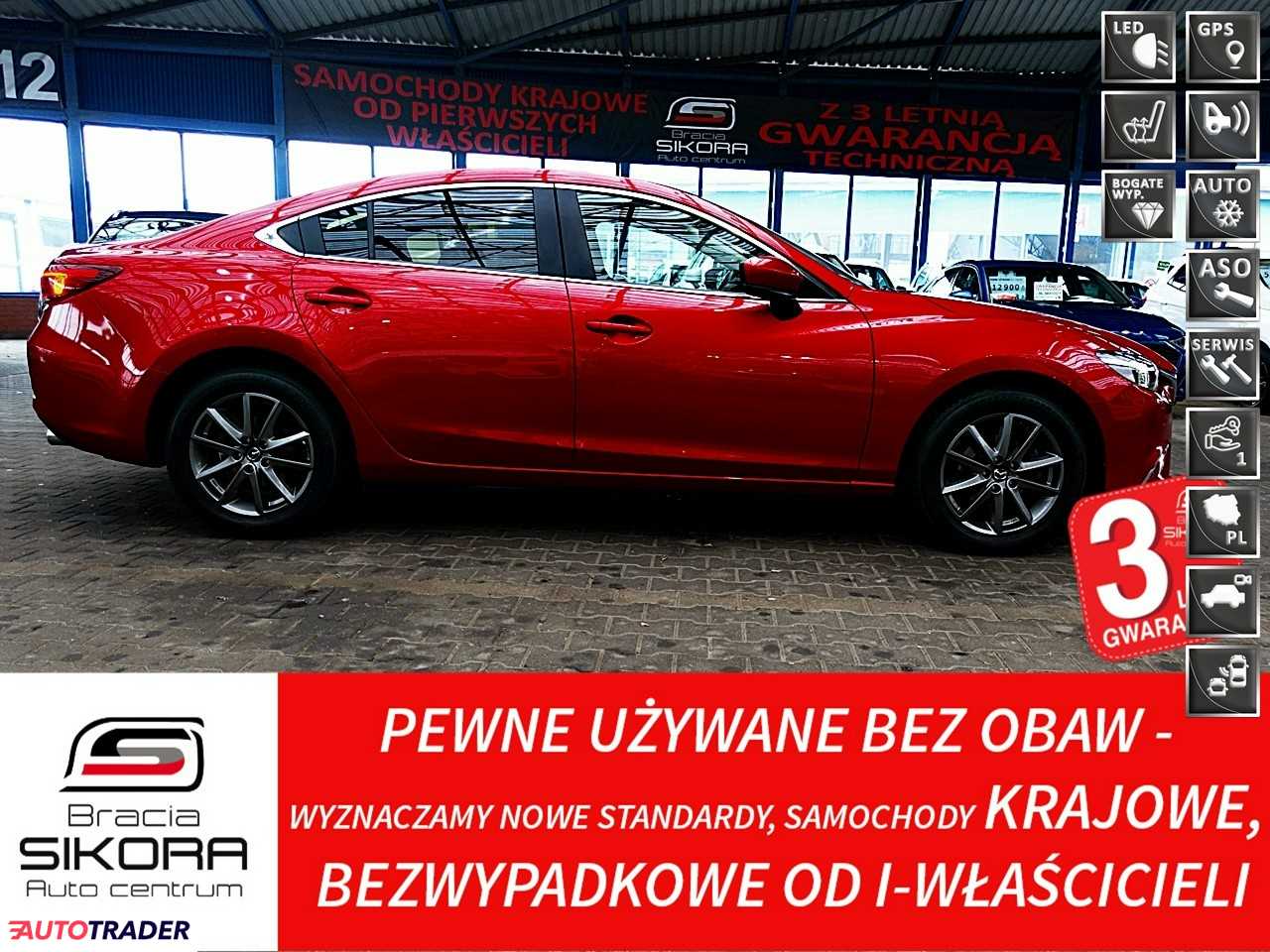 Mazda 6 2.0 benzyna 165 KM 2017r. (Mysłowice)