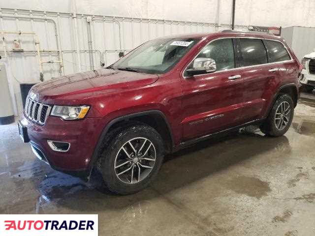 Jeep Grand Cherokee 3.0 benzyna 2018r. (AVON)