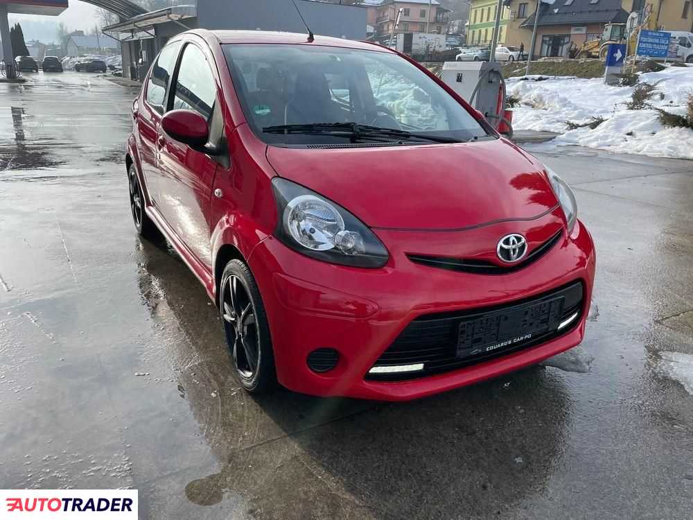 Toyota Aygo 1.0 benzyna 68 KM 2012r. (nowy)