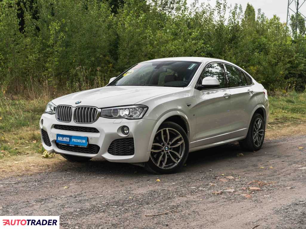 BMW X4 2015 2.0 241 KM