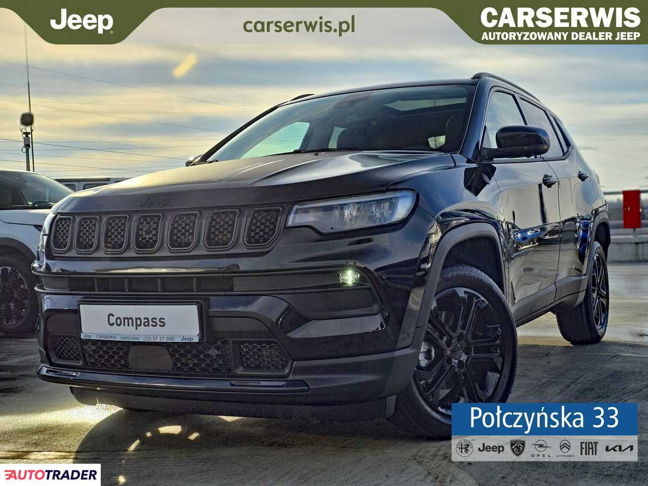 Jeep Compass 1.5 hybrydowy 130 KM 2024r. (Warszawa)