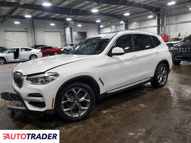 BMW X3 2.0 benzyna 2020r. (HAM LAKE)