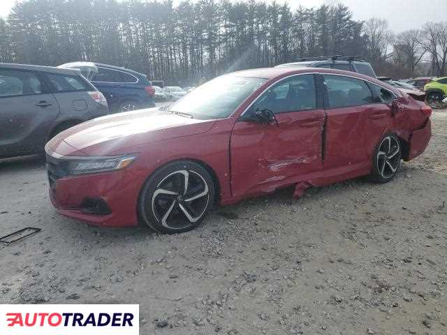 Honda Accord 1.0 benzyna 2022r. (NORTH BILLERICA)