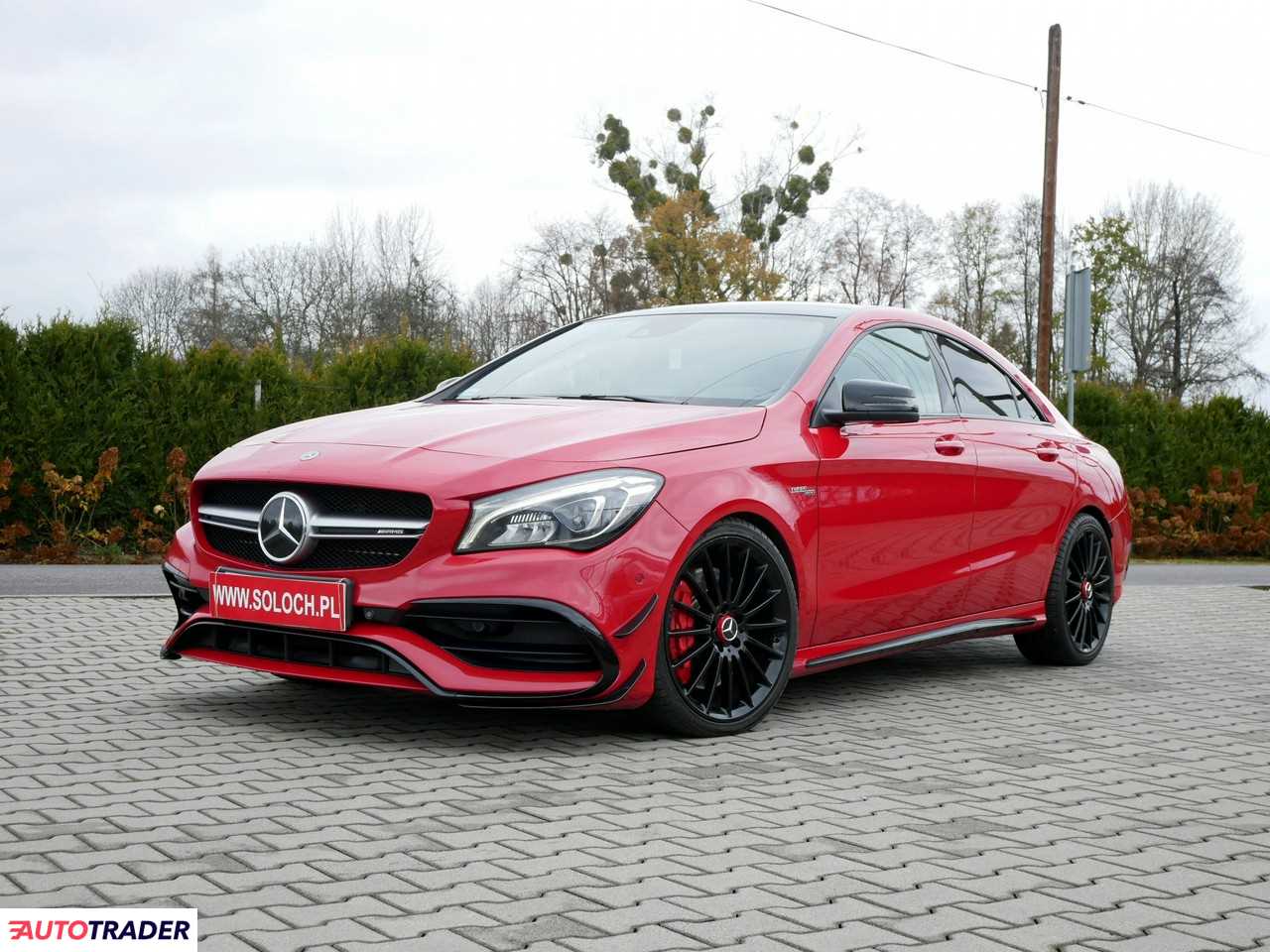 Mercedes CLA 2.0 benzyna 381 KM 2017r. (Goczałkowice-Zdrój)