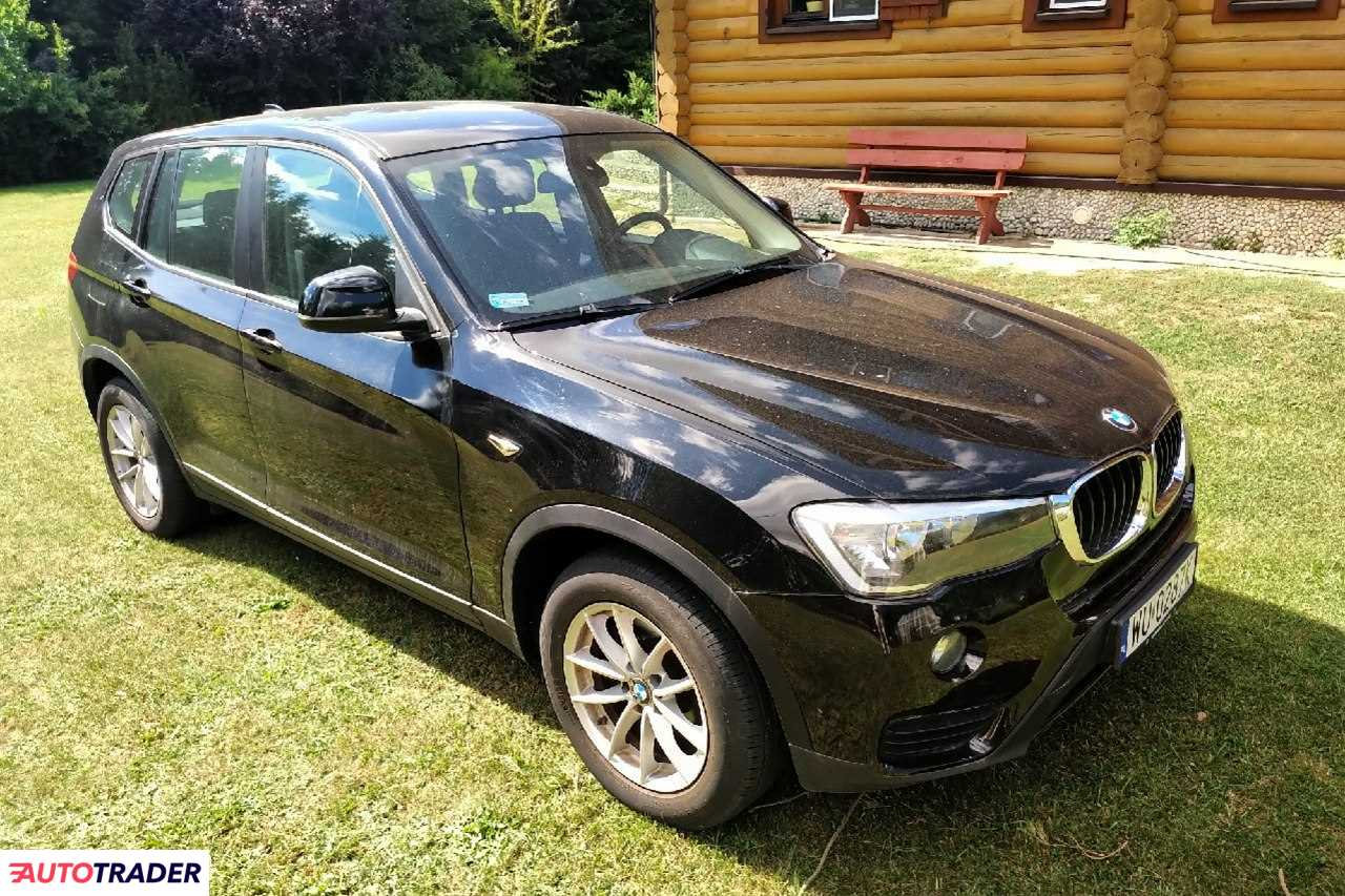 BMW X3 2015 2.0 150 KM BMW X3 2015 2.0 150 KM
