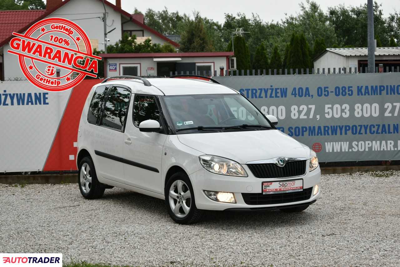 Skoda Roomster 2012 1.6 90 KM Skoda Roomster 2012 1.6 90 KM