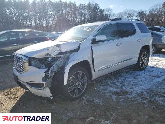 GMC Acadia 3.0 benzyna 2019r. (NORTH BILLERICA)