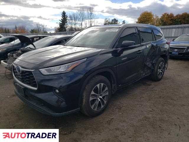 Toyota Highlander 2.0 hybrydowy 2020r. (BOWMANVILLE)