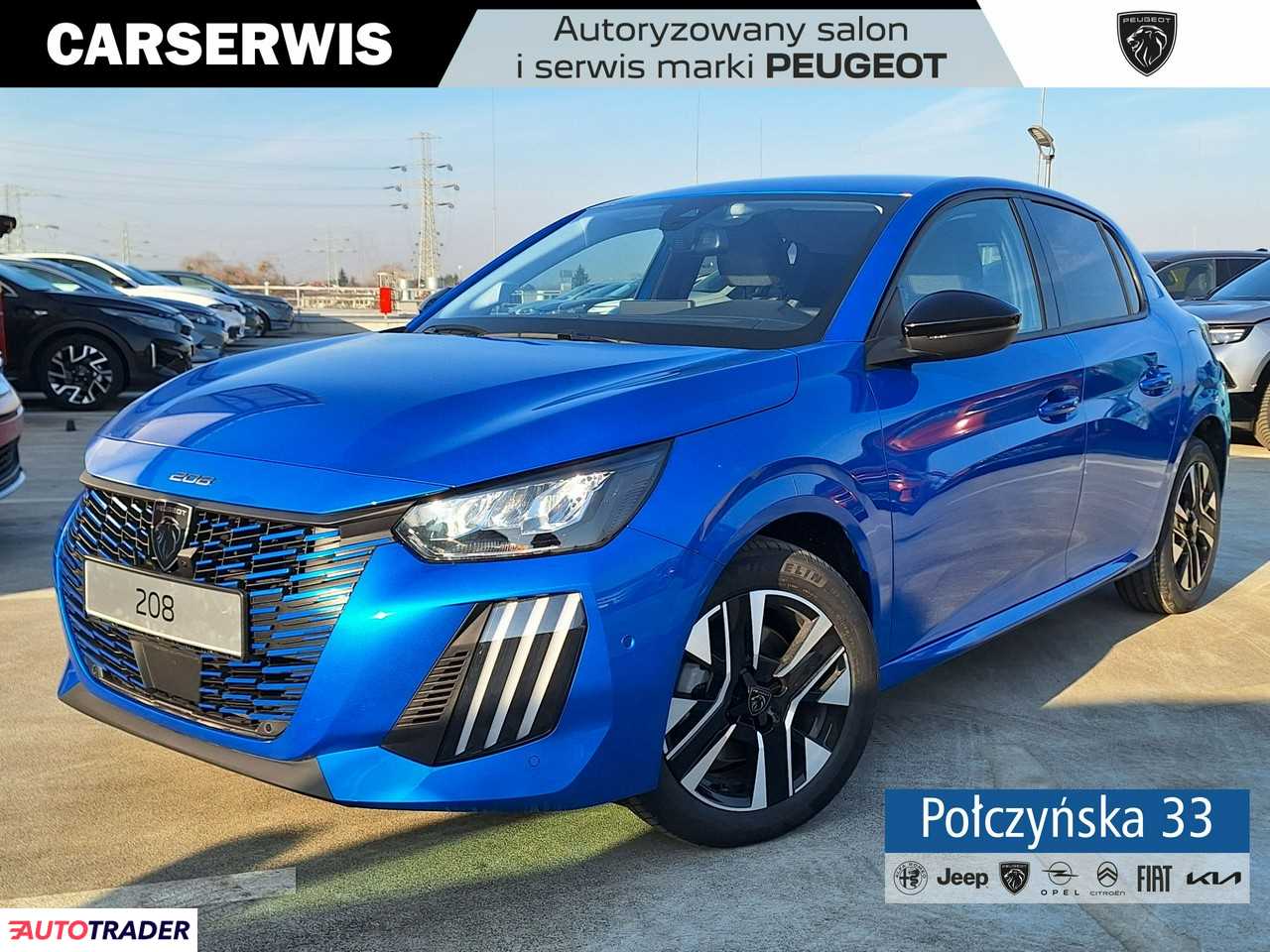 Peugeot 208 1.2 benzyna 110 KM 2024r. (Warszawa)